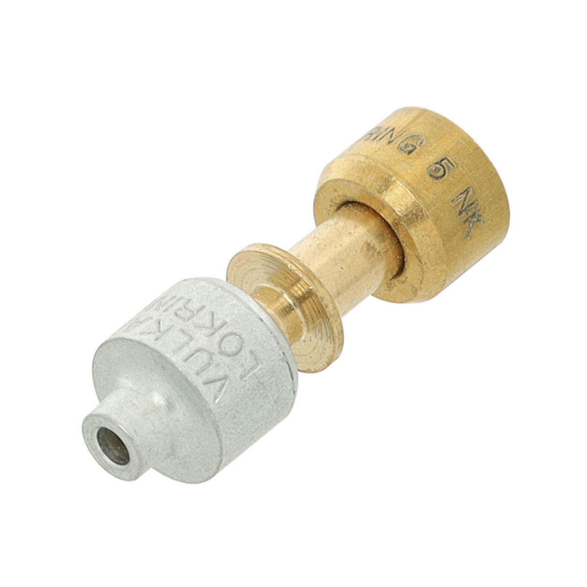 W11504447 - Genuine OEM Whirlpool Refrigerator Lokring Tube Coupler, 5mm - 1.8mm Brass Reducer